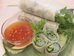 イカそうめんの生春巻